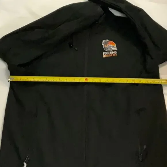 Clique Black Zip Up Jacket L NEW No Tag Home Depot Miami Trucker Bikercore FDC - Picture 9 of 12